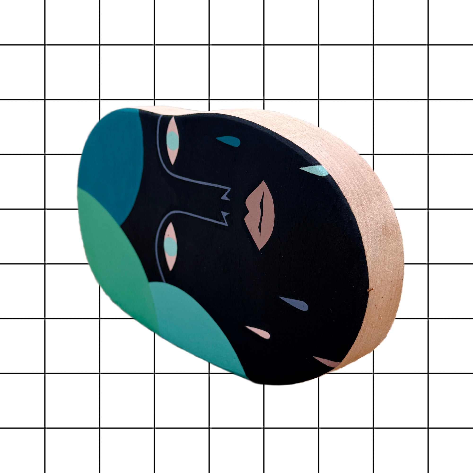 Head - Pecan Wood Art Object