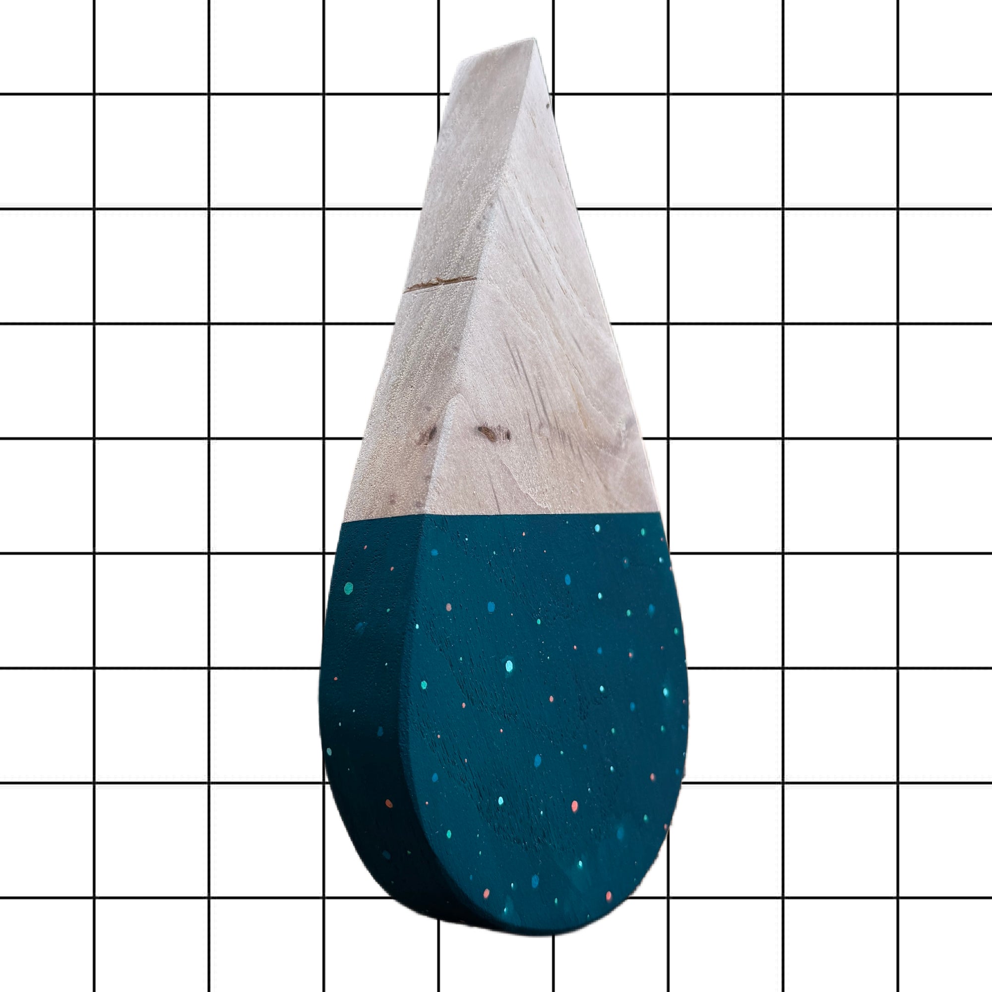 Tear drop - Pecan Wood Art Object