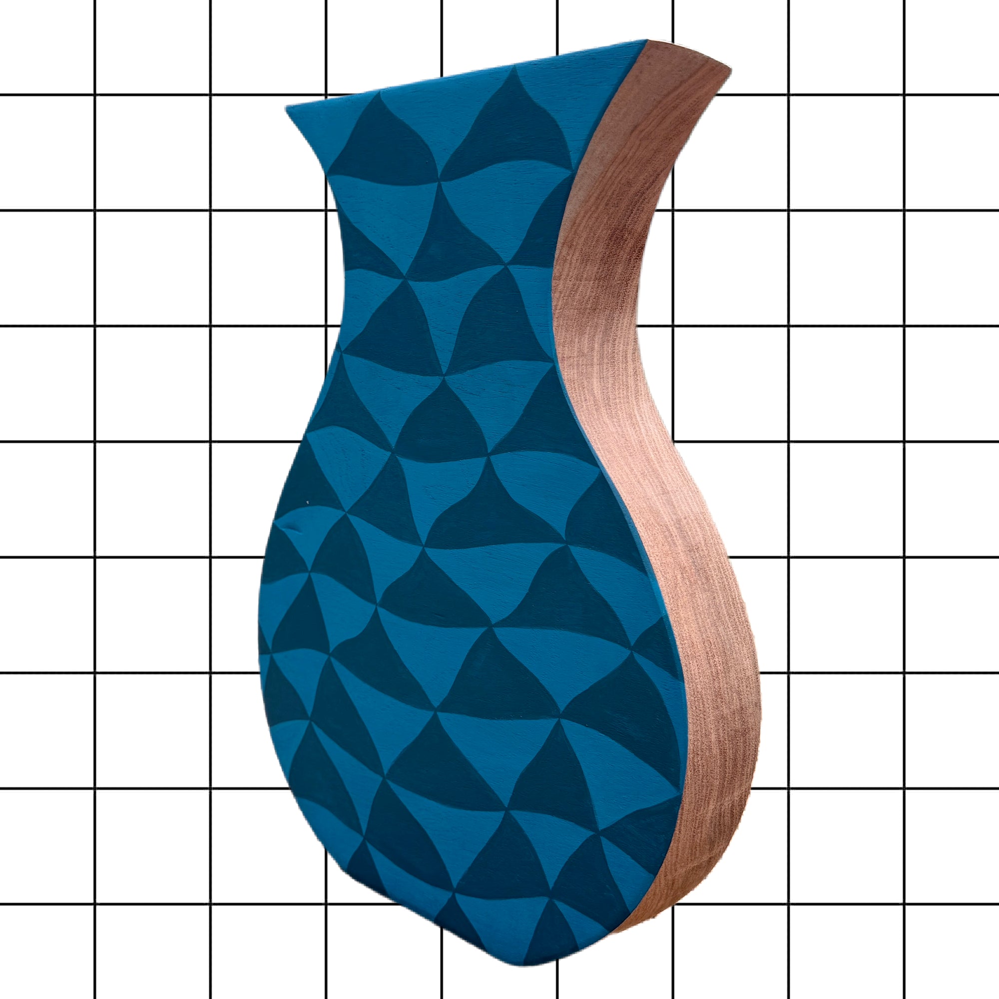 Pattern vessel - Pecan Wood Art Object