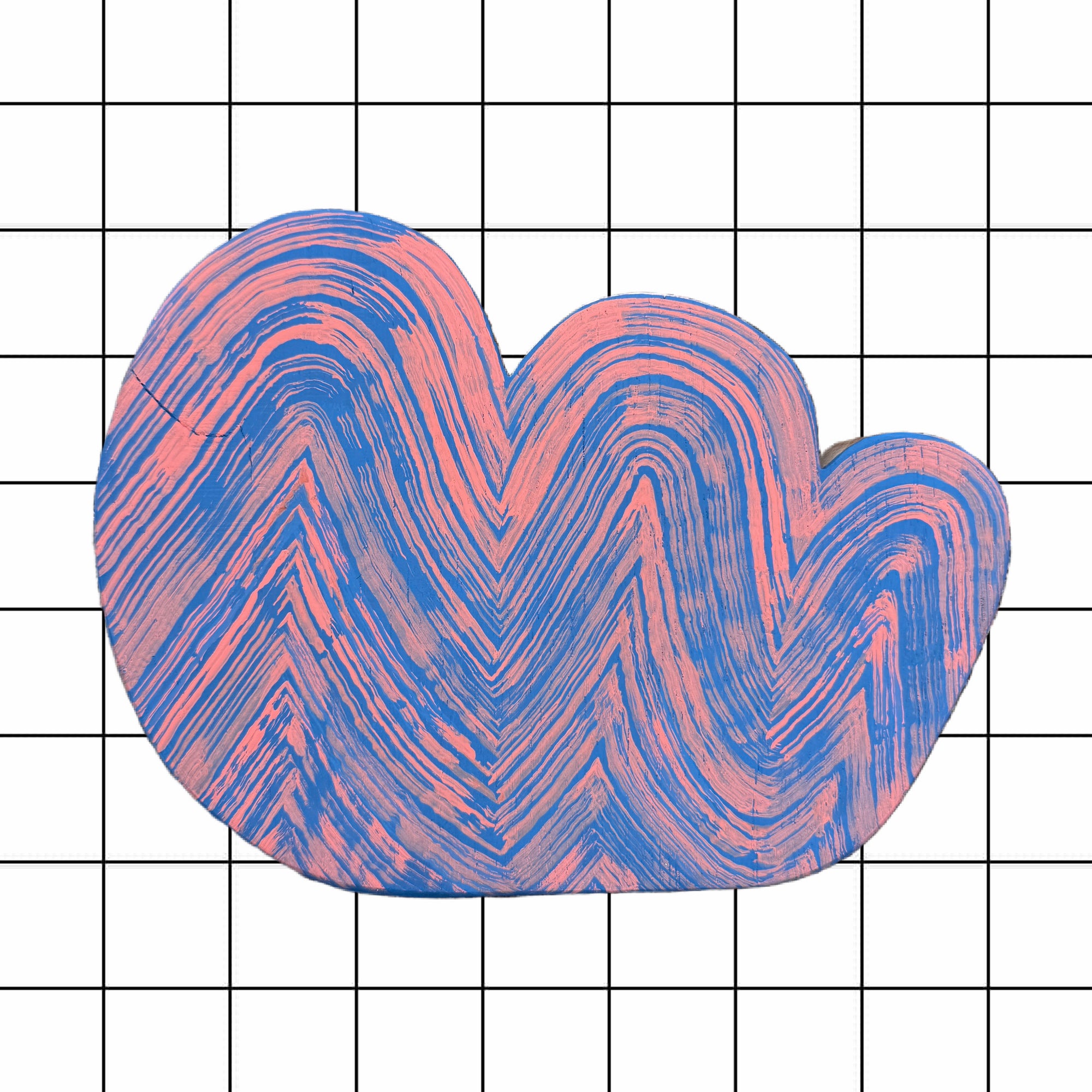 watermelon - Pecan Wood Art Object