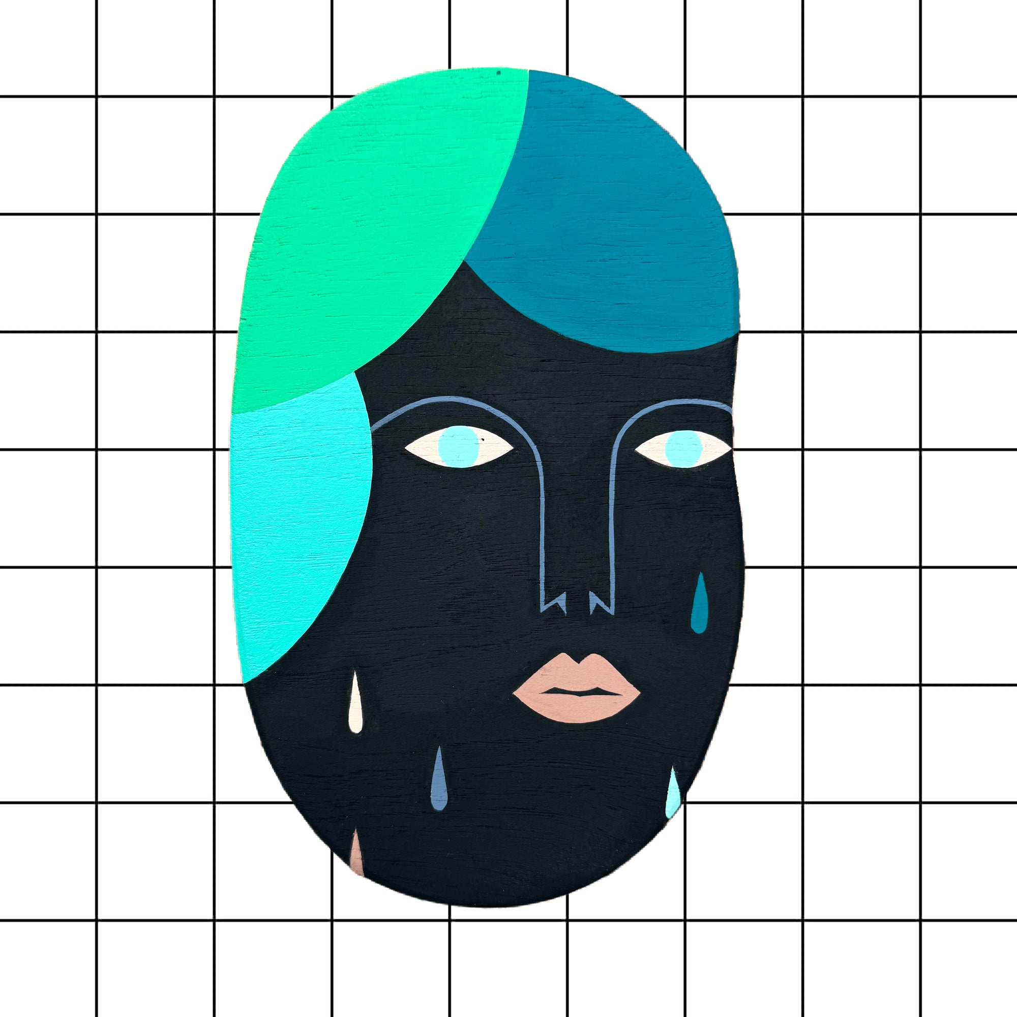 Head - Pecan Wood Art Object