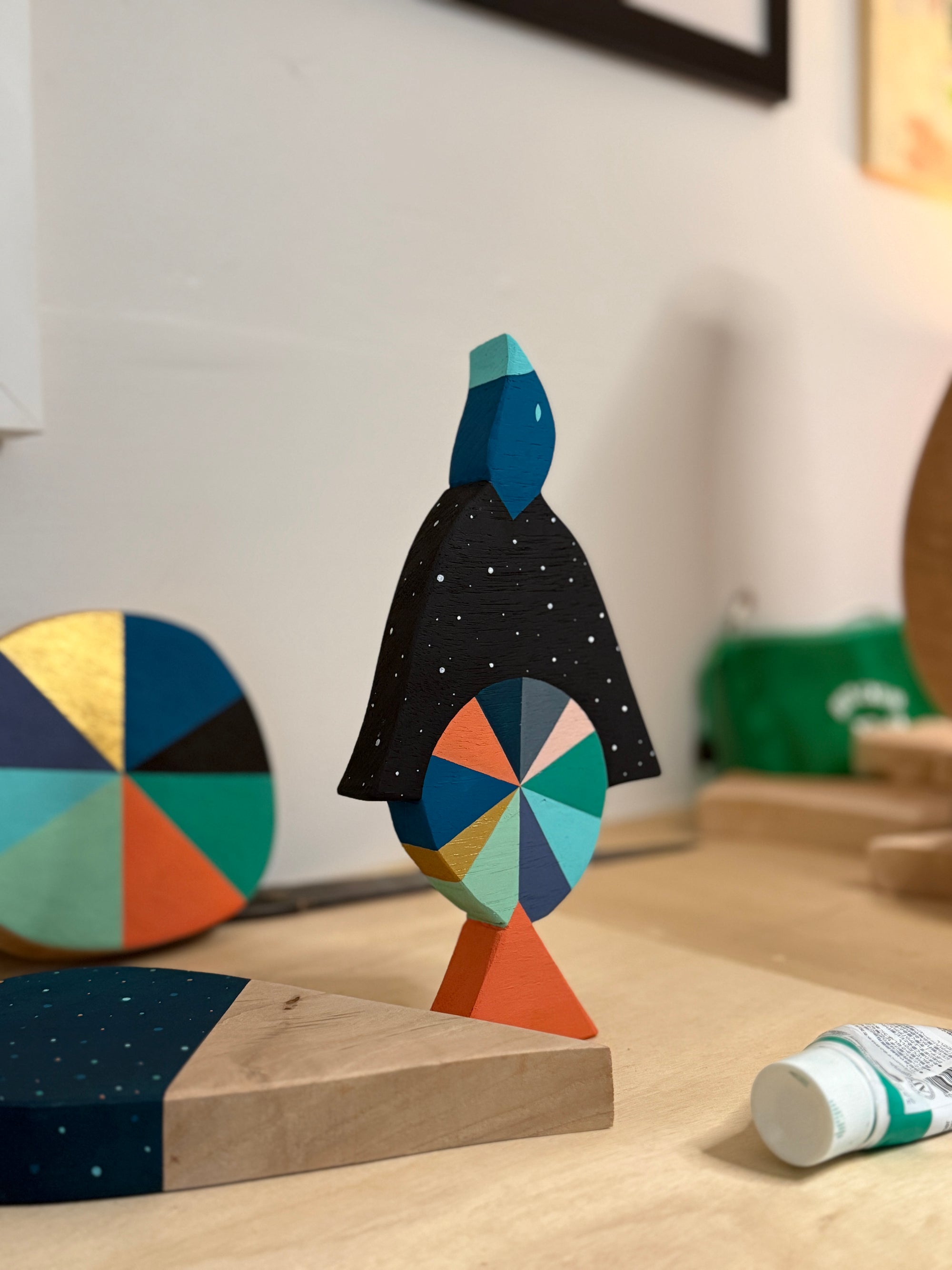 Bird - Pecan Wood Art Object