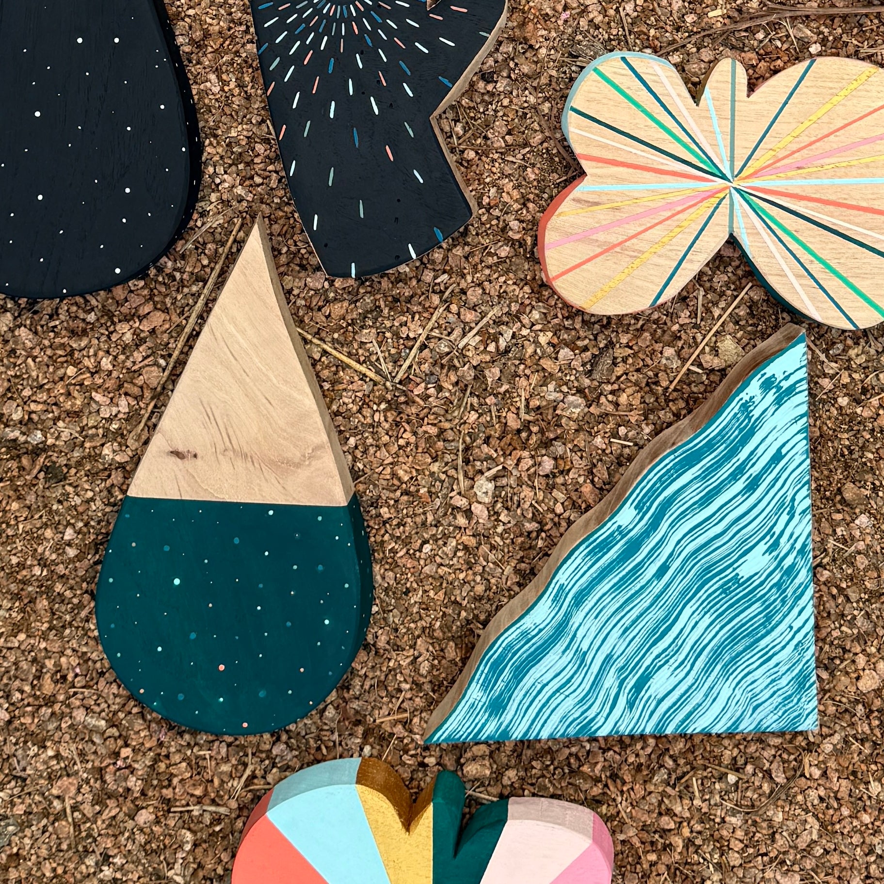 Wave - Pecan Wood Art Object